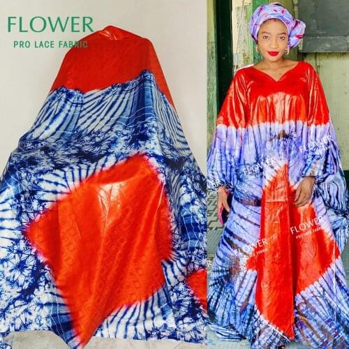 5 Yards 100% Cotton Keep Shiny Bazin Riche Lace Fabric For Women Dresses Soft 2021 Top Quality African Fabric Guniea Brocade