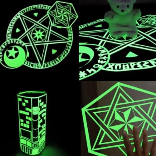 7@# Practical Self-Adhesive Luminous Tape Strip Glow In The Dark Green Home Decor Used On Concrete Floors Stair Treads Risers