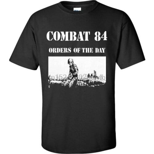 COMBAT 84 ORDERS OF THE DAY T SHIRT skinhead oi music size S M L XL 2X 3X 4X 5X