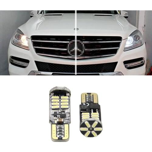 Canbus T10 W5W SMD 4014 22LED Car Wedge Clearance Lights Parking Light For Mercedes-Benz M-Class W166 (2012)