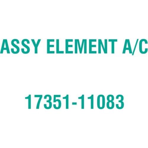 For Kubota 17351-11083 ASSY ELEMENT A/C