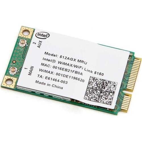 Intel WiMax Link 5150 512AGX HRU 300Mbps Wifi FULL Mini PCI-E Wlan Wireless Card Network card