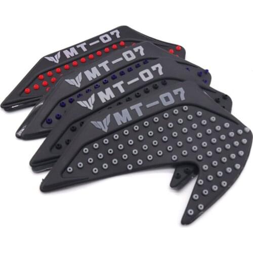 For Yamaha MT-07 MT07 MT 07 2014 2015 2016 2017 Motorcycle Tank Pad Protector Sticker Decal Gas Knee Grip Tank Traction Pad Side