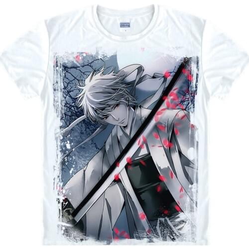 GINTAMA T-Shirt abandoned inugami Shirt man short sleeve t-shirts anime printers shirt cute shirts Youth T-Shirts anime shirt a
