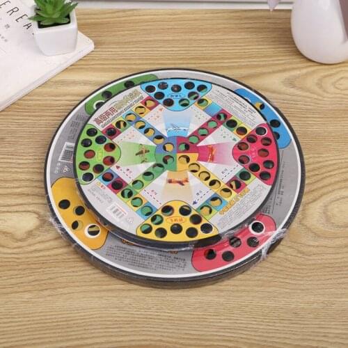 Puzzle Game Glass Beads Checkers Flying Chess Dual-purpose Checkers Multifunctional Checkers Game Chess Toys