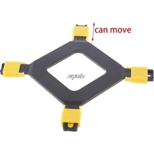 New Multi-Platform 775/1155/1156/1366 CPU Backplane Desktop Computer Common Backplate CPU Cooler Bracket Z17 Drop ship