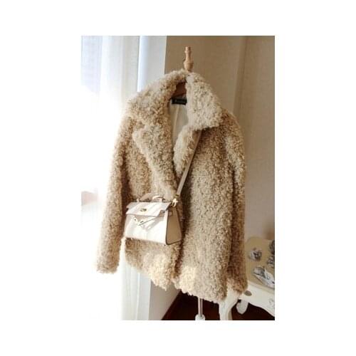 Top brand Style High-end New Fashion Women Faux Fur Coat S29 high quality