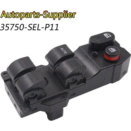 Power Window Lifter Switch 35750-SEL-P11 35750SELP11 For Honda Jazz Fit 2003-2008