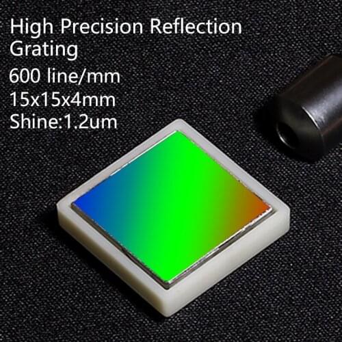 Plane reflection grating high-precision grate 600 lines 15x15x4mm optical instrument Optical module Spectrophotometer