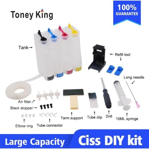 Continuous Ink Supply System Color CISS kit accessaries tank For Canon PG40 PG50 PG440 PG445 PG545 PG512 Ink Cartridge