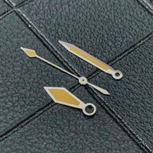 Watch hands for NH35/NH36 Movement Mira las manos Uhrzeiger Regarder les mains Green luminous Sword hands Watch Parts Accessory