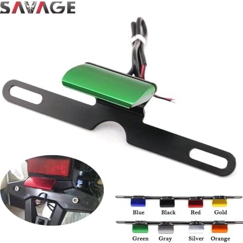 Universal License Plate LED Light For KAWASAKI NINJA 250 300 400 650 ZX6R ZX7R ZX9R ZX10R ZX12R ZX14R Motorcycle Accessories