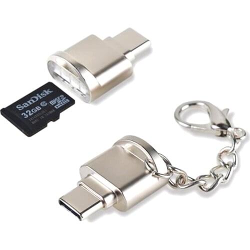 USB 3.1 Type C USB-C to Micro SD TF Card Reader Adapter for PC Macbook for Smart Phone