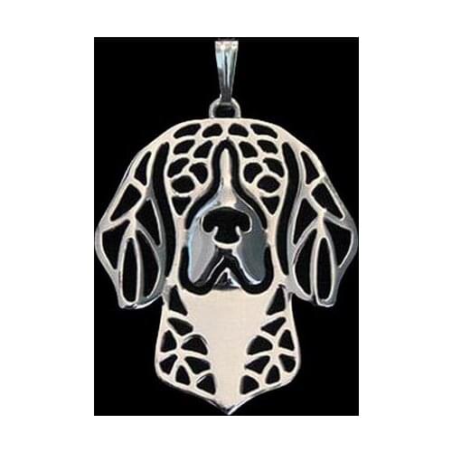 2019 Factory Supply Women Silver Plated Pet Pendants Beagle Jewelry Dog Shaped Pendants