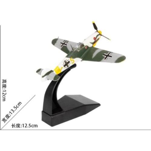 1/72 Classic Air supremacy BF-109 Jet fighter World War II Fighter Army aircraft airplane model Plane Military Toy