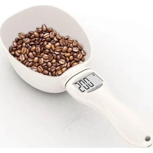 2020 Hot Sale Pet Food Scale Cup For Dog Cat Feeding Bowl Kitchen Scale Spoon Measuring Scoop Cup Portable With Led Display