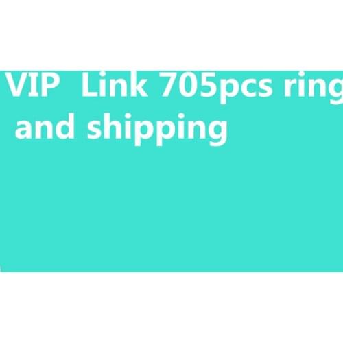 Custom 705pcs ring link and shipping