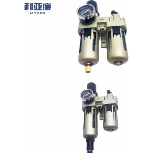 AC3010-02 G1/4 AC3010-03 G3/8 Oil and water separator filters Air compressor regulating valve Two air filters