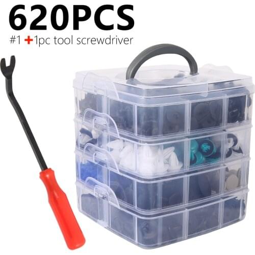 Car Fastener Clips Mixed Auto Fastener Clip Door Trim Panel Auto Bumper Rivet Push Retainer Pin Rivet Car Accessories