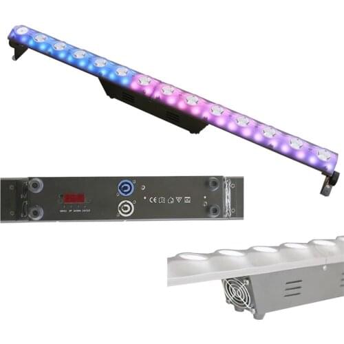 Free Shipping 14x3W Cree Warm/Cold White Beam Color Individual Control LED Wall Washer Pixel Bar Light For DJ Night Light