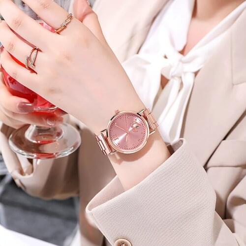 2021 New Watch Women Fashion Casual Leather Belt Watches Simple Ladies' Quartz Clock Dress Wristwatches Relogio Feminino