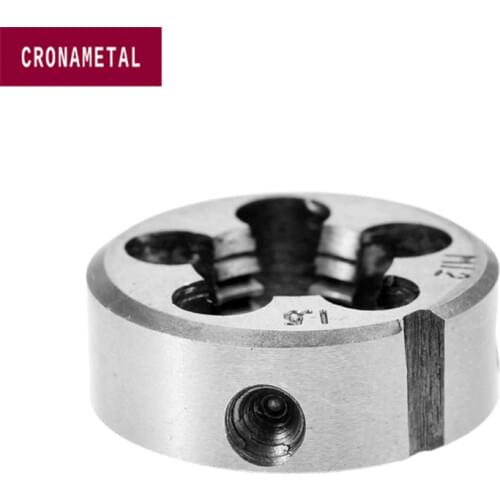 CRONAMETAL HSS Co Metric Right Hand Die Threading Tools Adjustable Round Screw Thread Die M1-M20