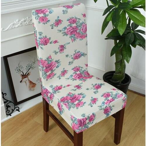 Rose flower Spandex Elastic case Protector Cover, floral print fashion cotton anti dust cover case