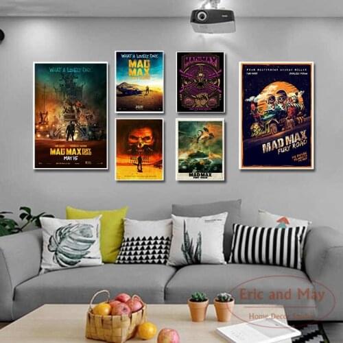 Mad Max Fury Road Classic Movie Canvas Painting Wall Pictures For Living Room Vintage Poster Decorative Home Decor Obrazy