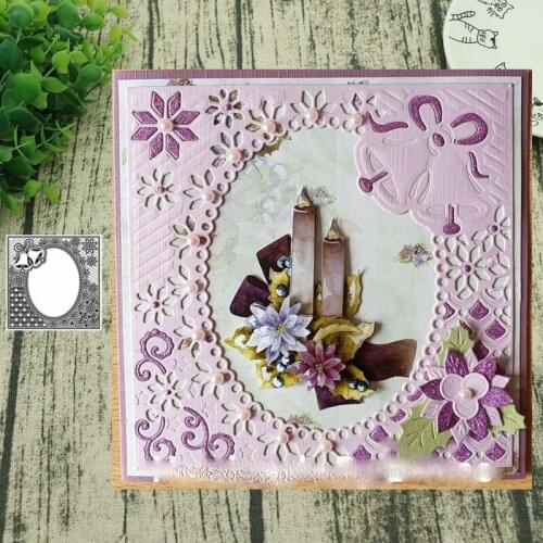 Lace background METAL CUTTING DIES Stencil Scrapbooking Photo Album Card Paper Embossing Craft DIY