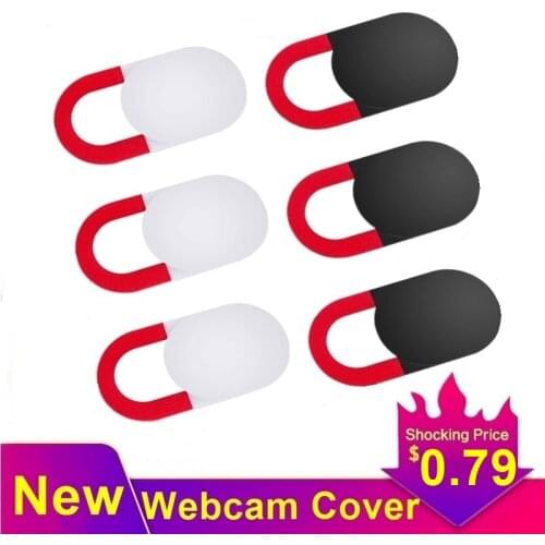 Tongdaytech WebCam Cover Universal Plastic Slide Magnet Camera Lens Cover for Phone Laptop iPad Macbook Camera Cover Sticker