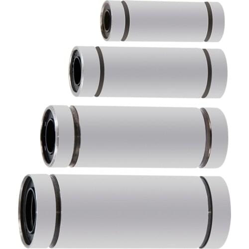 2Pcs Linear Ball Bearings LM6LUU LM8LUU LM10LUU LM12LUU Bearing Bushing For 3D Printer Extended CNC parts