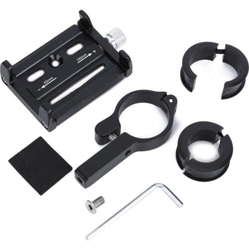 Mobile Phone Aluminium Stand Holder Electric Scooter Bicycle Motorcycle Take-Out Navigation Fixed Handlebar Mount Bracket Racks