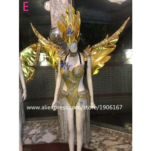Fashion Led Luminous Sexy Dress Carnival Victoria Ballroom Costume Catwalk DS Clothes Stage Dance DJ Singer Cosplay Cloth