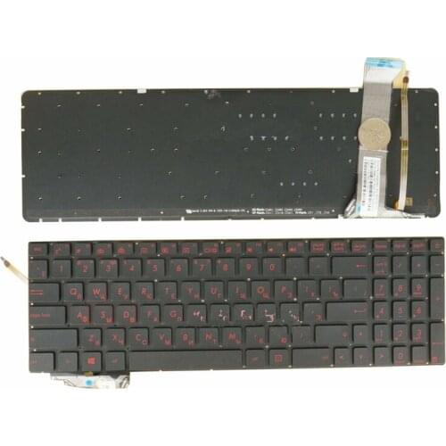 Russian For ASUS GL552 GL552J GL552JX GL552V GL552VL GL552VW N751 N751J N751JK N751JX G551VW Backlit RU laptop keyboard