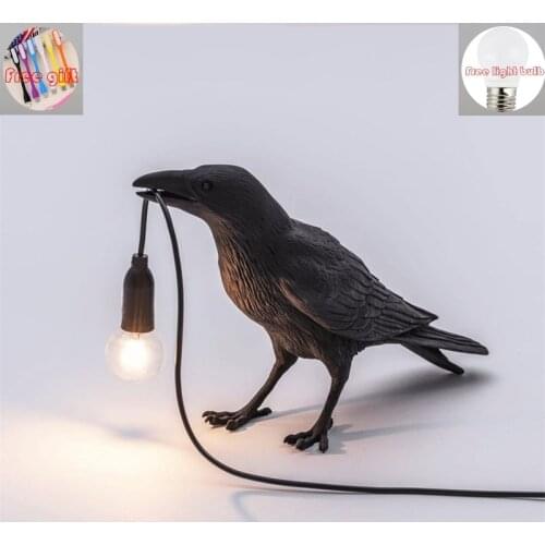 Modern new lucky bird living room led wall lamp bedside table lamp aerial view lamp living room bedroom and home decoration