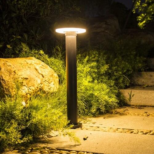 Solar Path Lights Solar Outdoor Garden Landscape Lights Aluminum Pillar Light Courtyard Street Patio Yard Driveway Bollard Lamp