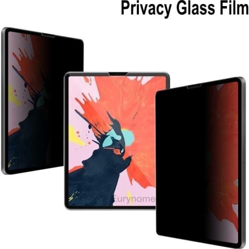 Privacy Tempered Glass Film For iPad Pro 12.9 11 2020 Air 2 Screen Protector Film Anti-Peep For Apple IPAD 10.2 Pro 10.5