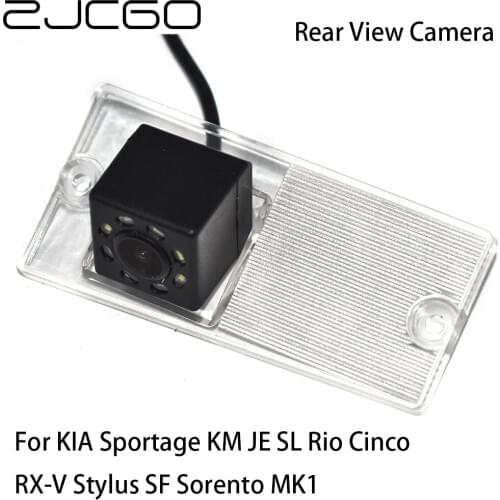 ZJCGO CCD Car Rear View Reverse Back Up Parking Waterproof Camera for KIA Sportage KM JE SL Rio Cinco RX-V Stylus SF Sorento MK1