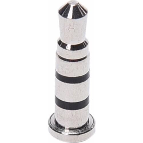 1pc 3.5mm Smart Mikey Mi Key Quick Click Button Smart Key Dustproof Plug Earphone Jack For Xiaomi Mobile Phone Silver