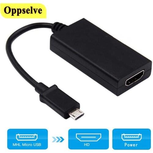 1080P MHL Micro USB To HDMI-compatible Cable Adapter Digital Video Audio Converter for Phone With MHL Port for Android Adapter