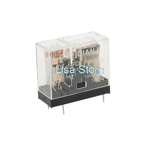 2016 Free Shipping Model G2R-1 JQX-14FC 1Z Relay DC 12V Coil 10A General Relay 5 Pin SPDT 1 NO 1 NC
