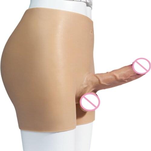 2020 New Silicone 3 Generations Panties For Lesbian Strapon Dildo Sex Toys For Women Men Masturbation Realistic Dildo Penis Pant