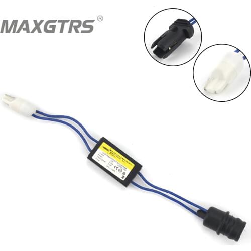 2x Plug-In-Play Car LED Warning Canceller Decoder 501 T10 W5W 1156 1157 BA9S Socket NO Canbus OCB Error Load Resistor