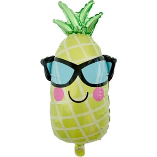 5 pcs Pineapple Watermelon Aluminum Film Balloons Birthday Party Banquet Scene Atmosphere Layout Fruit Shaped Balloons