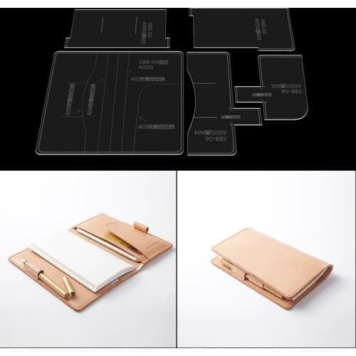 Acrylic Template DIY Journal Notebook Diary Notebook Leather Template Acrylic Pattern Belt Loop Leather Craft Tools