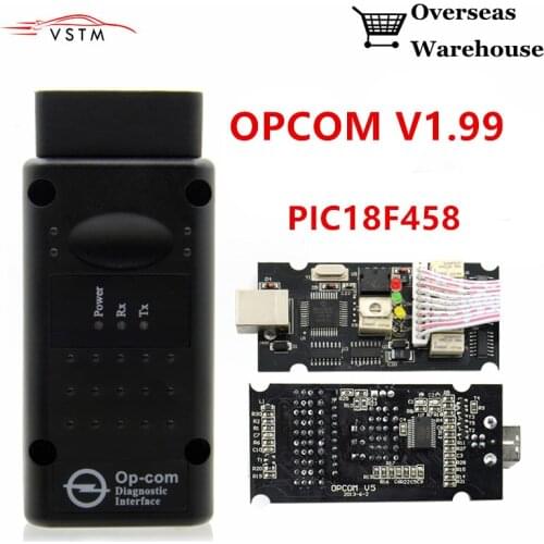 OPCOM V1.95 1.99 V1.78 V1.70 with PIC18F458 OP-COM Opel For Car Diagnostic Tool V1.7 Free Software Autoscanner