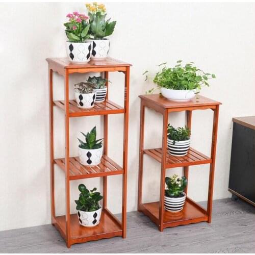 Bamboo drinking water rack solid wood rack induction cooker water rack tea set storage shelf
