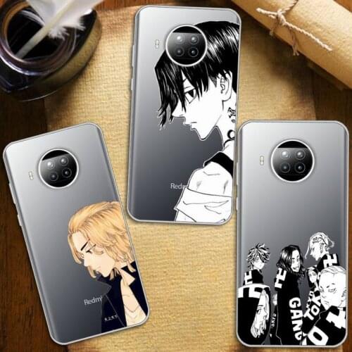 Tokyo Revengers Phone Case Transparent Clear for Xiaomi Redmi note 10 t 8 9 pro lite 11