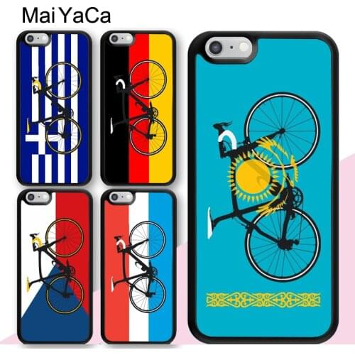 Bike Flag Kazakhstan Germany Greece Case For iPhone 12 mini 11 Pro Max X XR XS MAX SE 2020 6S 7 8 Plus 5S Back Cover Fundas