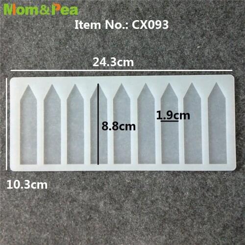 CX093 Pointed Bar Shaped Silicone Mold Chocolate Ornamental Fondant Mould Cake Decoration Tools